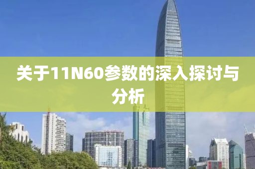 关于11N60参数的深入探讨与分析