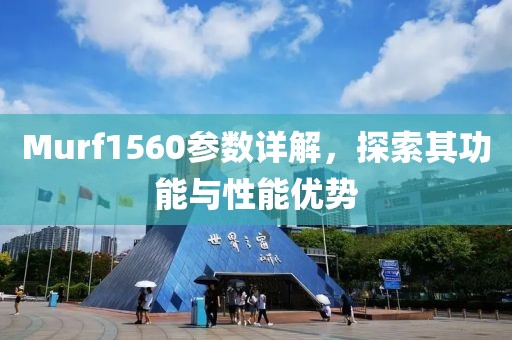 Murf1560参数详解，探索其功能与性能优势
