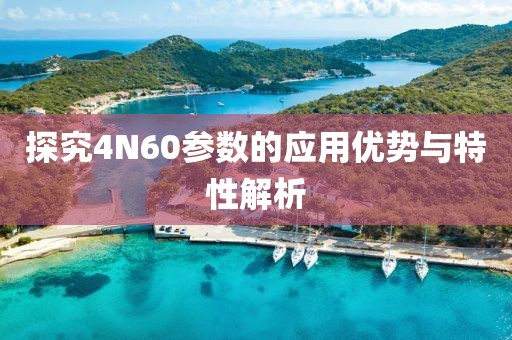 探究4N60参数的应用优势与特性解析