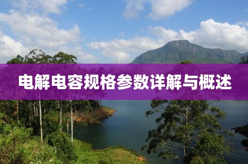 电解电容规格参数详解与概述