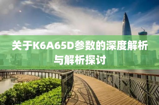 关于K6A65D参数的深度解析与解析探讨