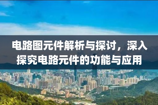 电路图元件解析与探讨，深入探究电路元件的功能与应用
