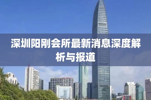 深圳阳刚会所最新消息深度解析与报道