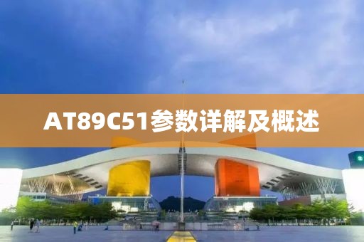 AT89C51参数详解及概述