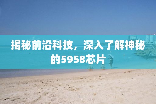 揭秘前沿科技，深入了解神秘的5958芯片