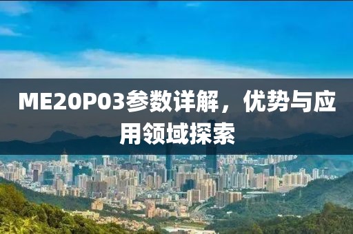 ME20P03参数详解，优势与应用领域探索