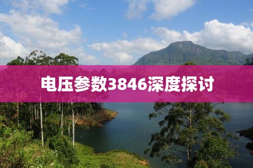 电压参数3846深度探讨