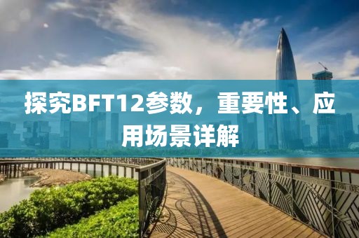 探究BFT12参数，重要性、应用场景详解