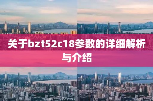 关于bzt52c18参数的详细解析与介绍