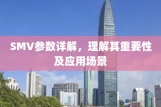 SMV参数详解，理解其重要性及应用场景