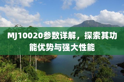 MJ10020参数详解，探索其功能优势与强大性能
