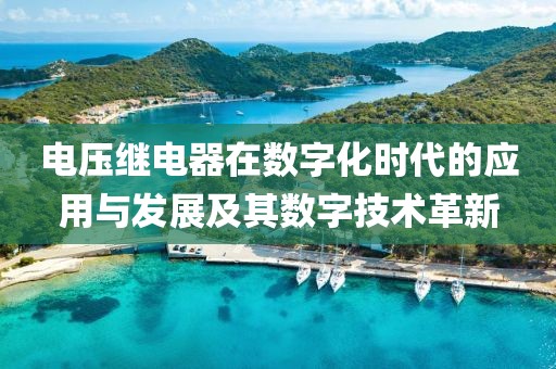 电压继电器在数字化时代的应用与发展及其数字技术革新