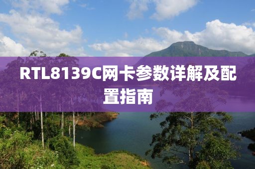 RTL8139C网卡参数详解及配置指南
