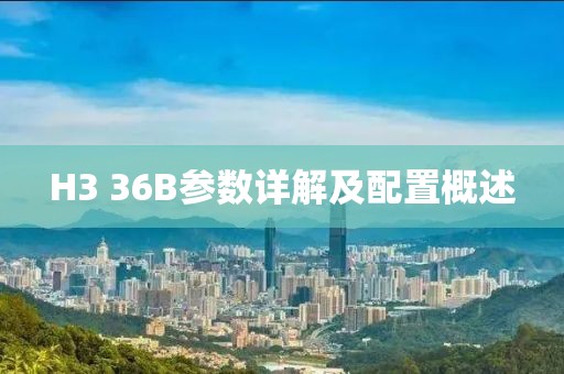 H3 36B参数详解及配置概述
