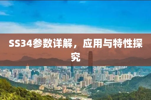 SS34参数详解,应用与特性探究