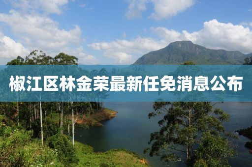 椒江区林金荣最新任免消息公布
