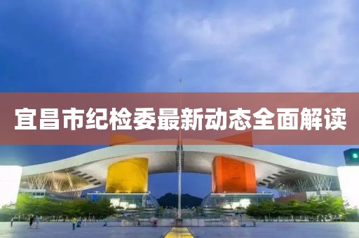 宜昌市纪检委最新动态全面解读
