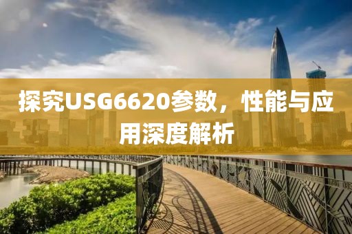 探究USG6620参数,性能与应用深度解析