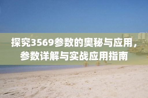探究3569参数的奥秘与应用，参数详解与实战应用指南