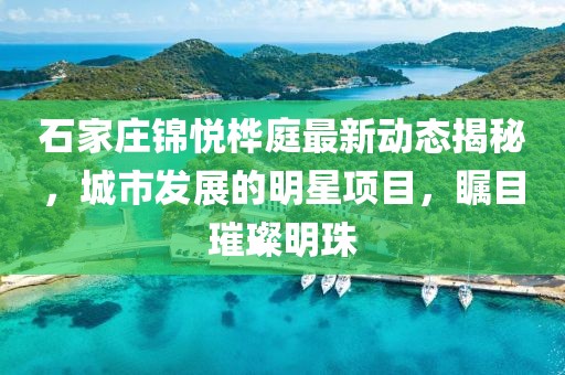 石家庄锦悦桦庭最新动态揭秘，城市发展的明星项目，瞩目璀璨明珠