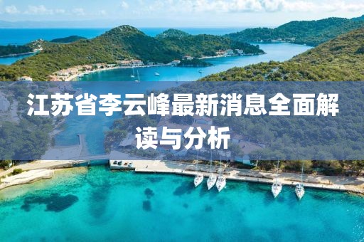 江苏省李云峰最新消息全面解读与分析