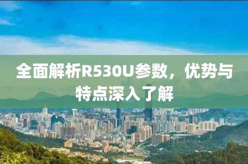 全面解析R530U参数，优势与特点深入了解