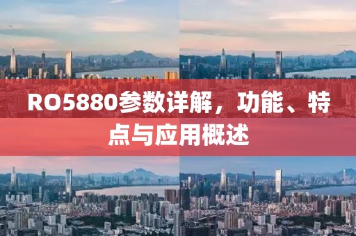 RO5880参数详解，功能、特点与应用概述