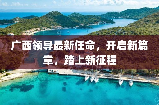 广西领导最新任命，开启新篇章，踏上新征程