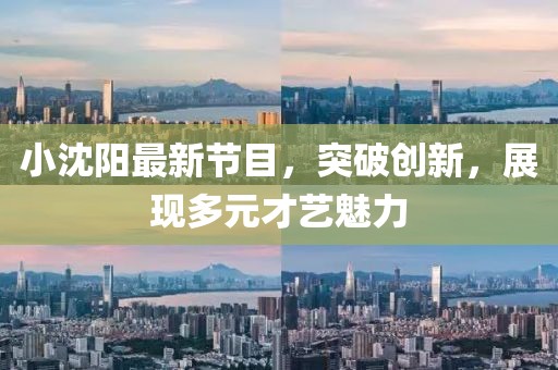 小沈阳最新节目，突破创新，展现多元才艺魅力