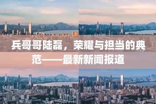 兵哥哥陆磊，荣耀与担当的典范——最新新闻报道