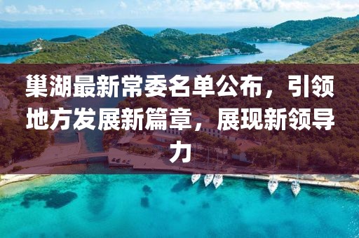 巢湖最新常委名单公布,引领地方发展新篇章,展现新领导力