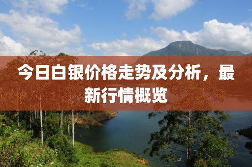 今日白银价格走势及分析，最新行情概览
