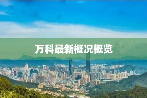 万科最新概况概览